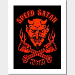 Speed Satan (Colour) Posters and Art